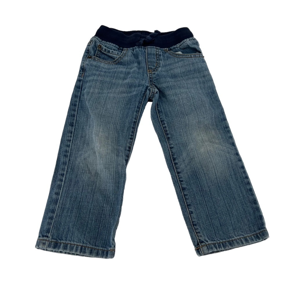 Gymboree Straight Leg Elastic Waistband Jeans Size 3T Kids